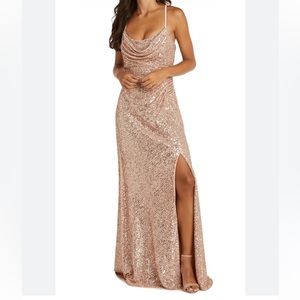 Beautiful Nightway Sequin Gown